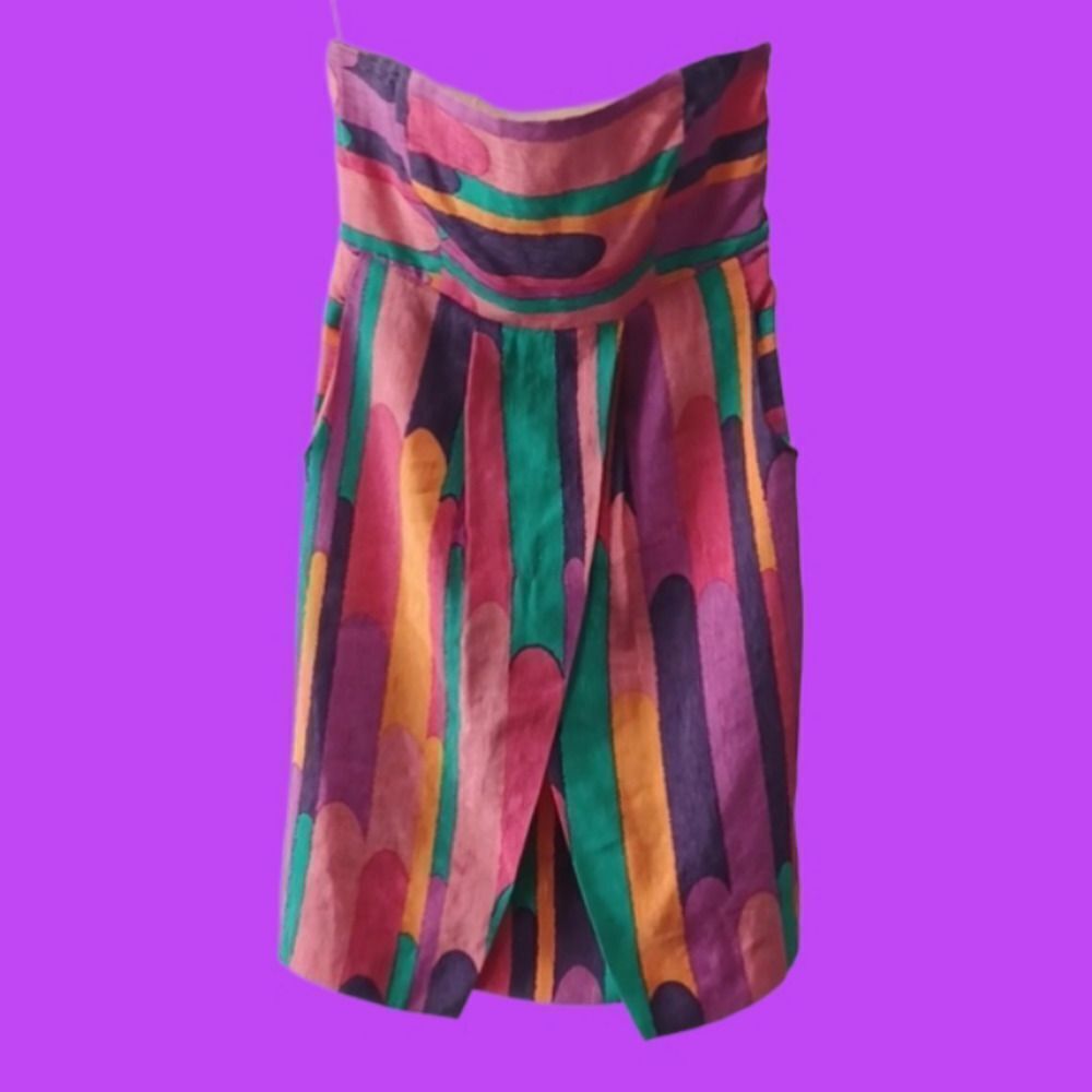 tibi strapless dress